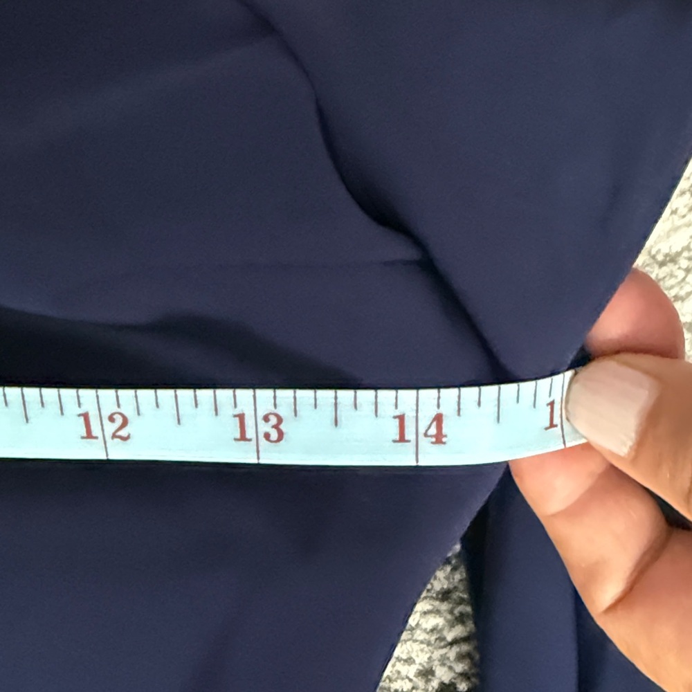 Chiara Boni Navy Long-Sleeve Draped Evening Gown size 4 - Picture 9 of 12
